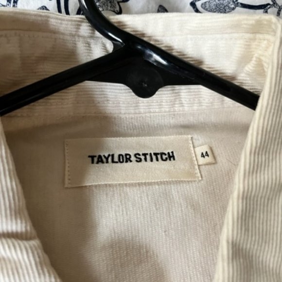 Taylor Stitch "Western Shirt" - Natural Pincord Corduroy - Mens Size XL/44 - Picture 2 of 9